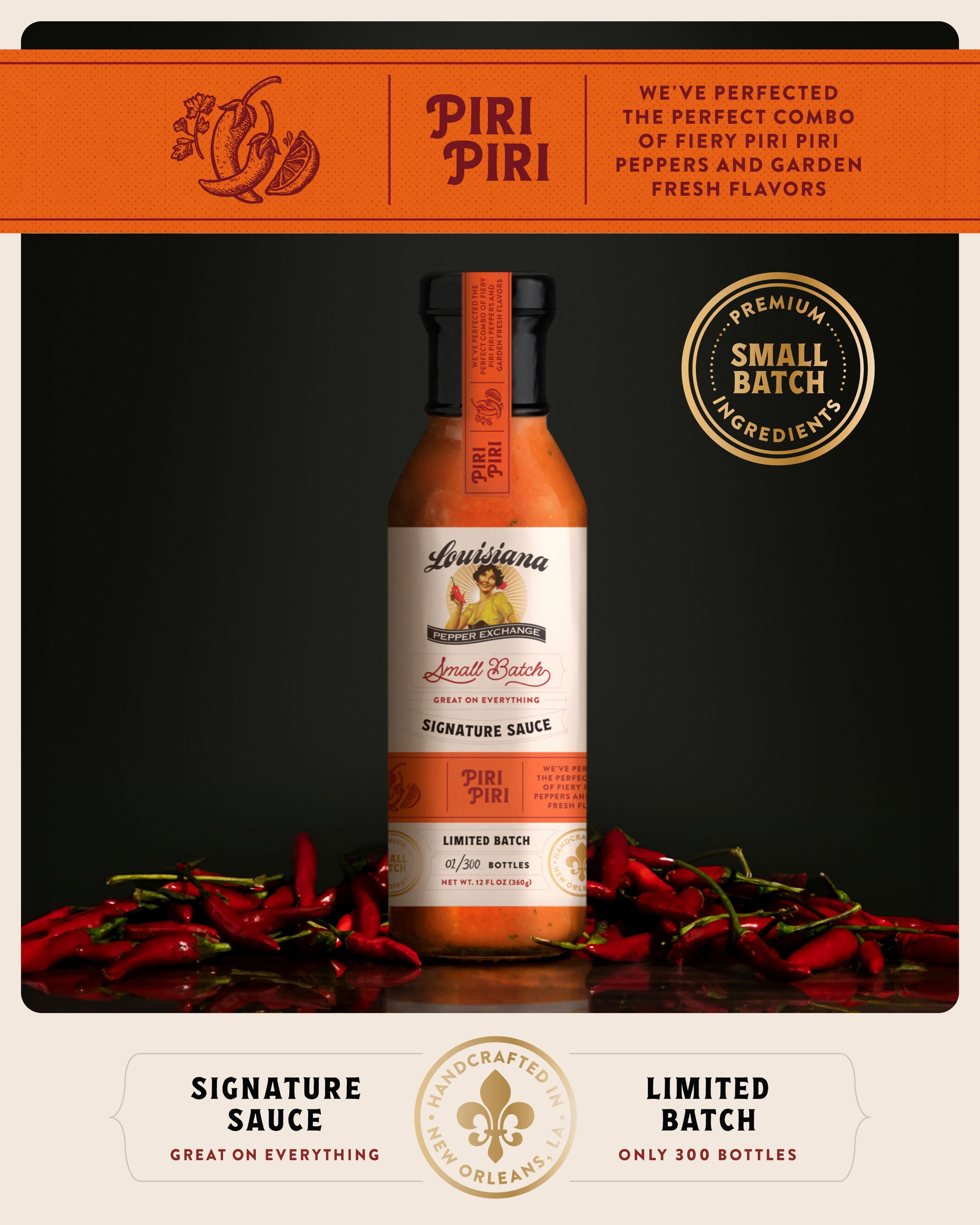 Piri Piri Sauce From Louisiana Pepper Exchange - Limited Release
