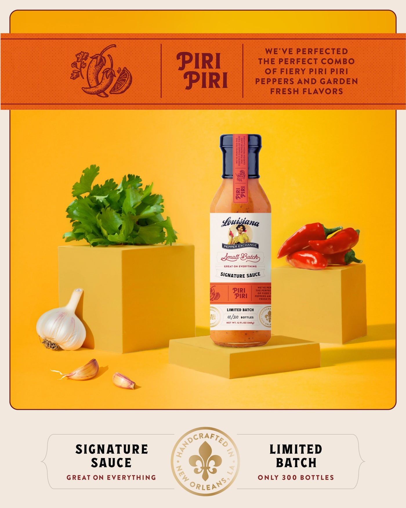 Piri Piri Sauce from Louisiana Pepper Exchange - LIMITED RELEASE