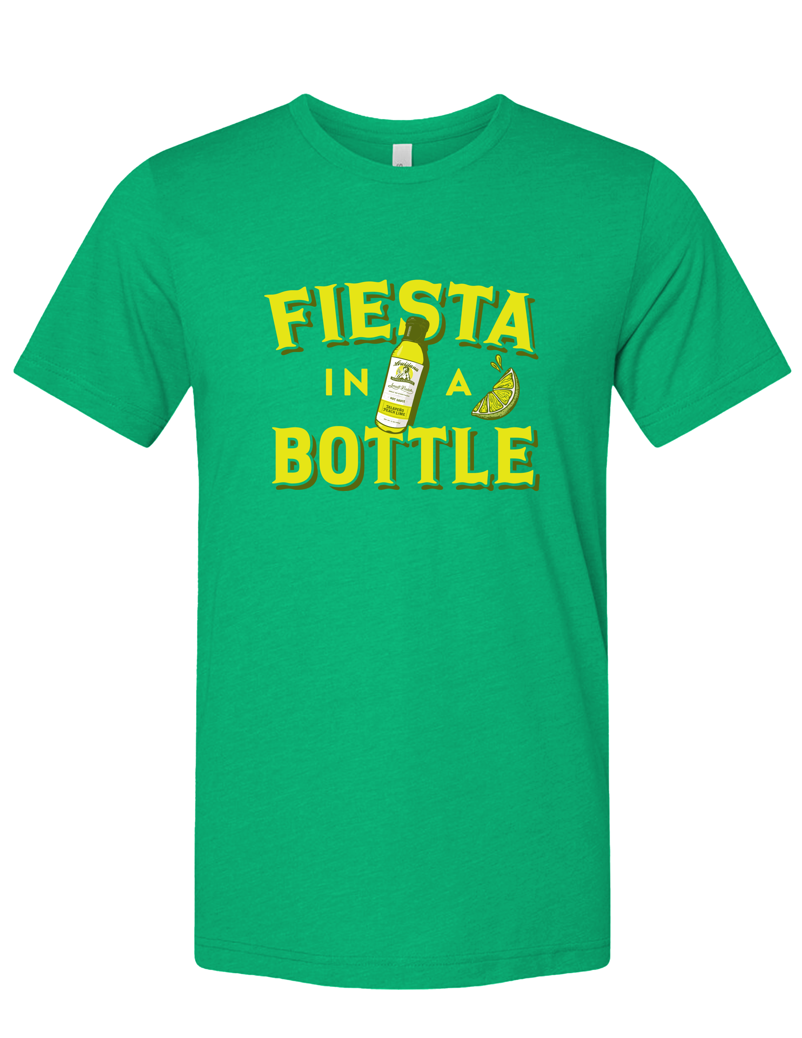 Fiesta In A Bottle T-Shirt From Louisiana Pepper Exchange
