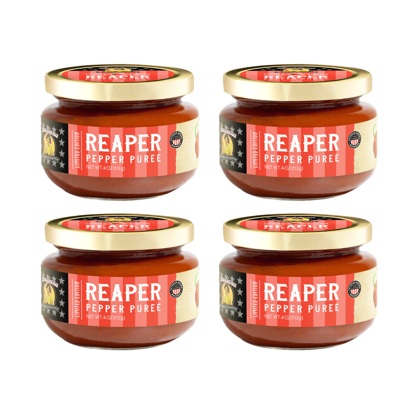 Reaper Pepper Puree from Louisiana Pepper Exchange LIMITED EDITION
