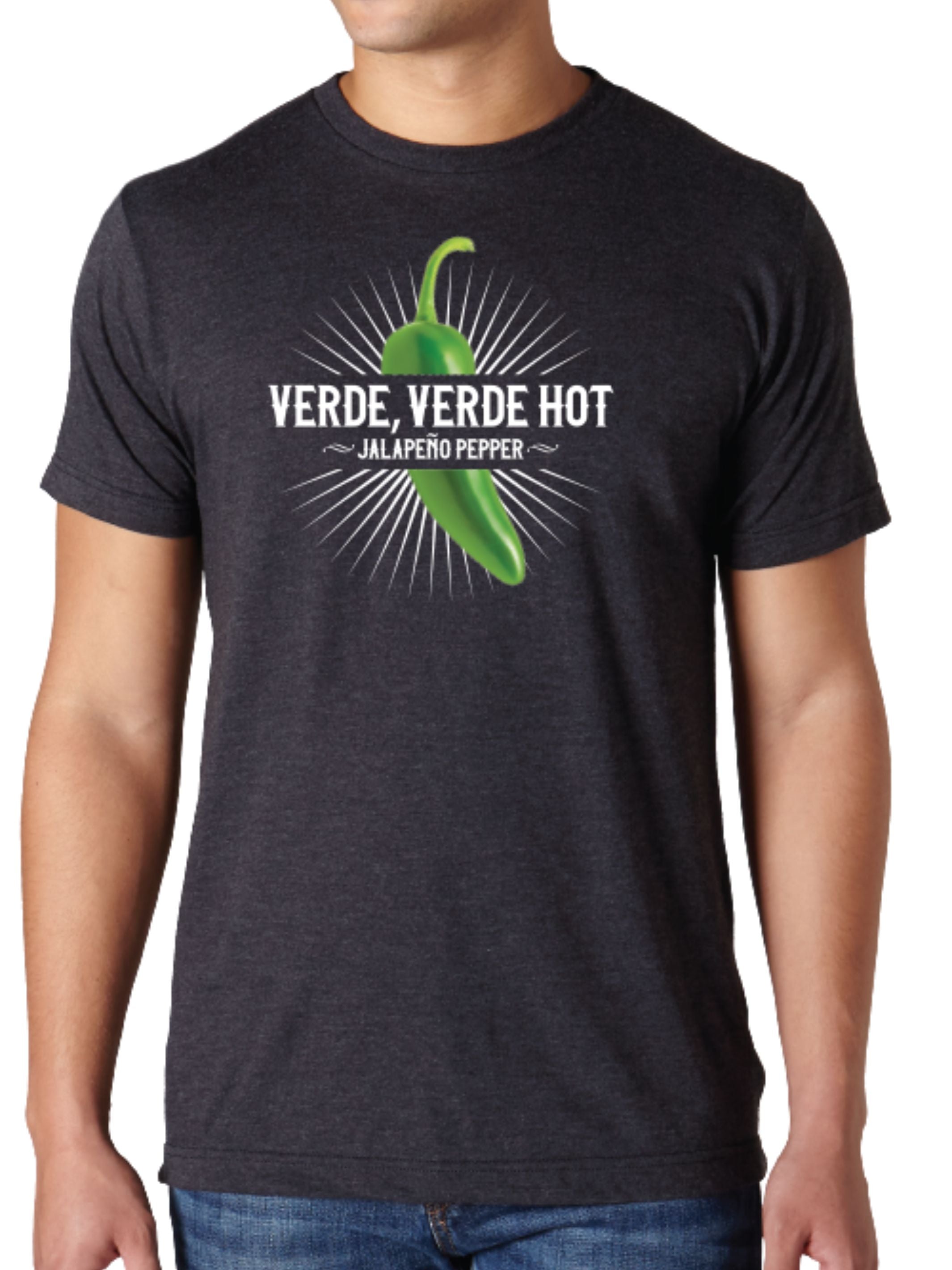 Verde, Verde Hot Jalapeño Pepper T-Shirt From Louisiana Pepper Exchange