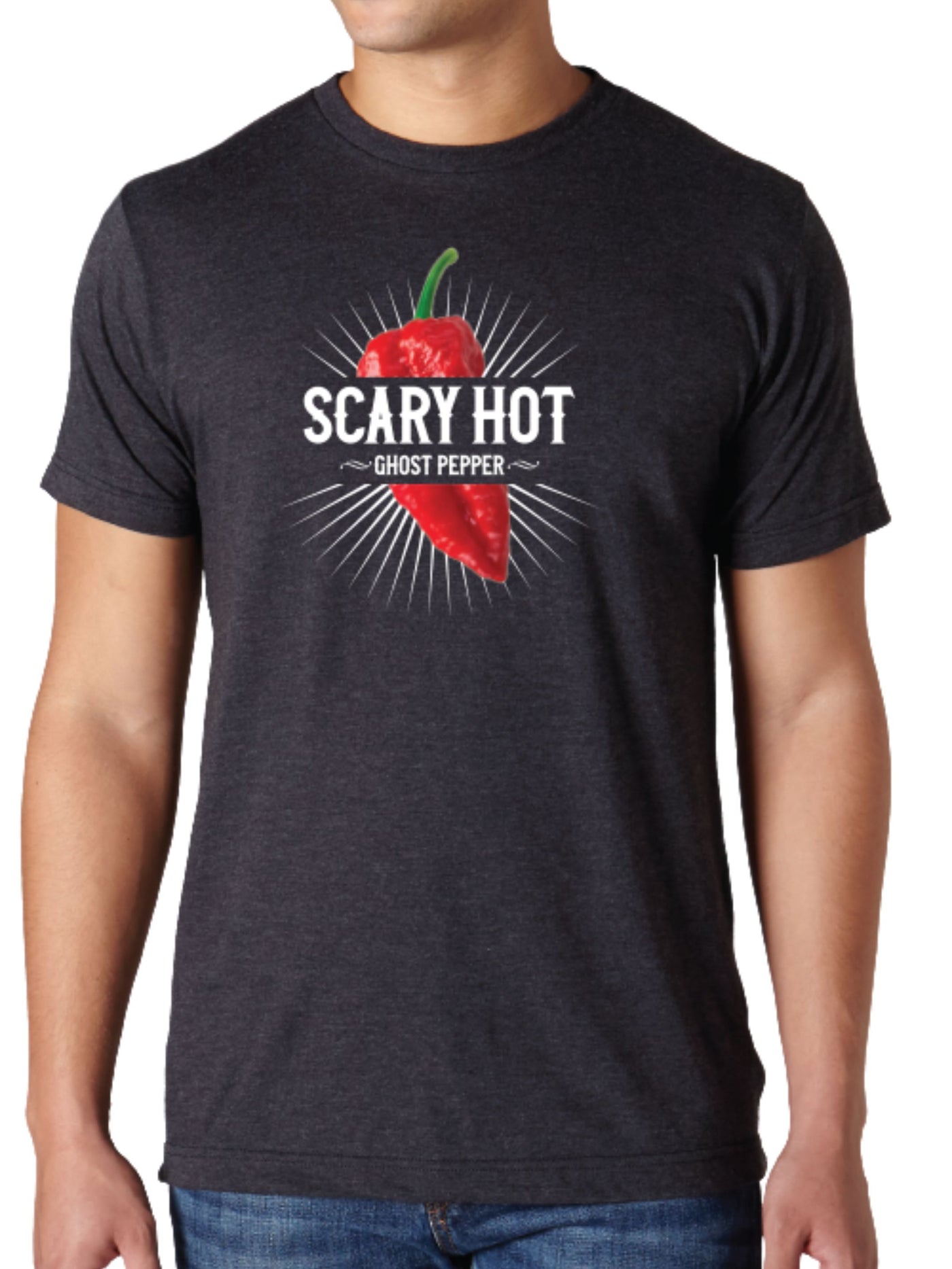 Scary Hot Ghost Pepper T-Shirt from Louisiana Pepper Exchange