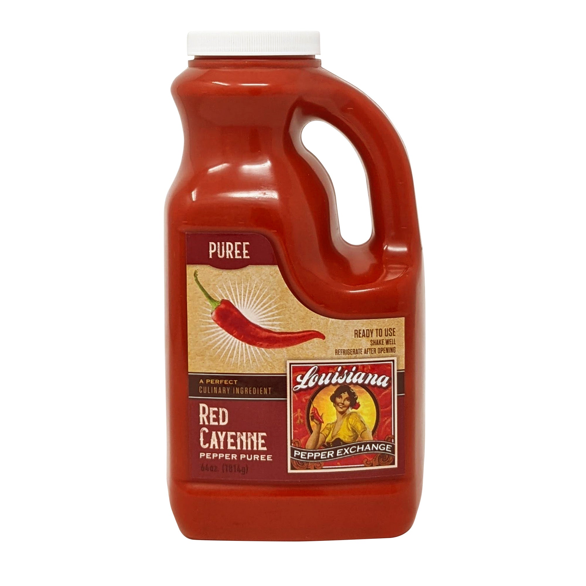 Food Service 64oz Cayenne Pepper Puree from Louisiana Pepper Exchange