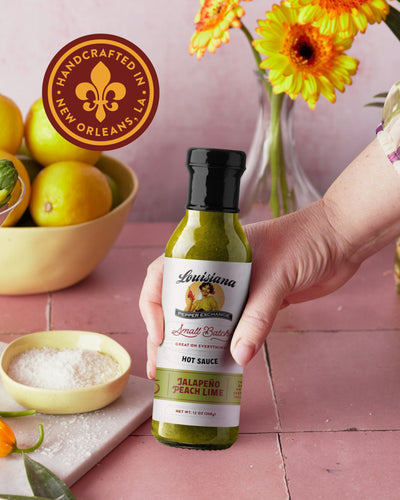 Jalapeño Peach Lime Hot Sauce from Louisiana Pepper Exchange - LIMITED RELEASE