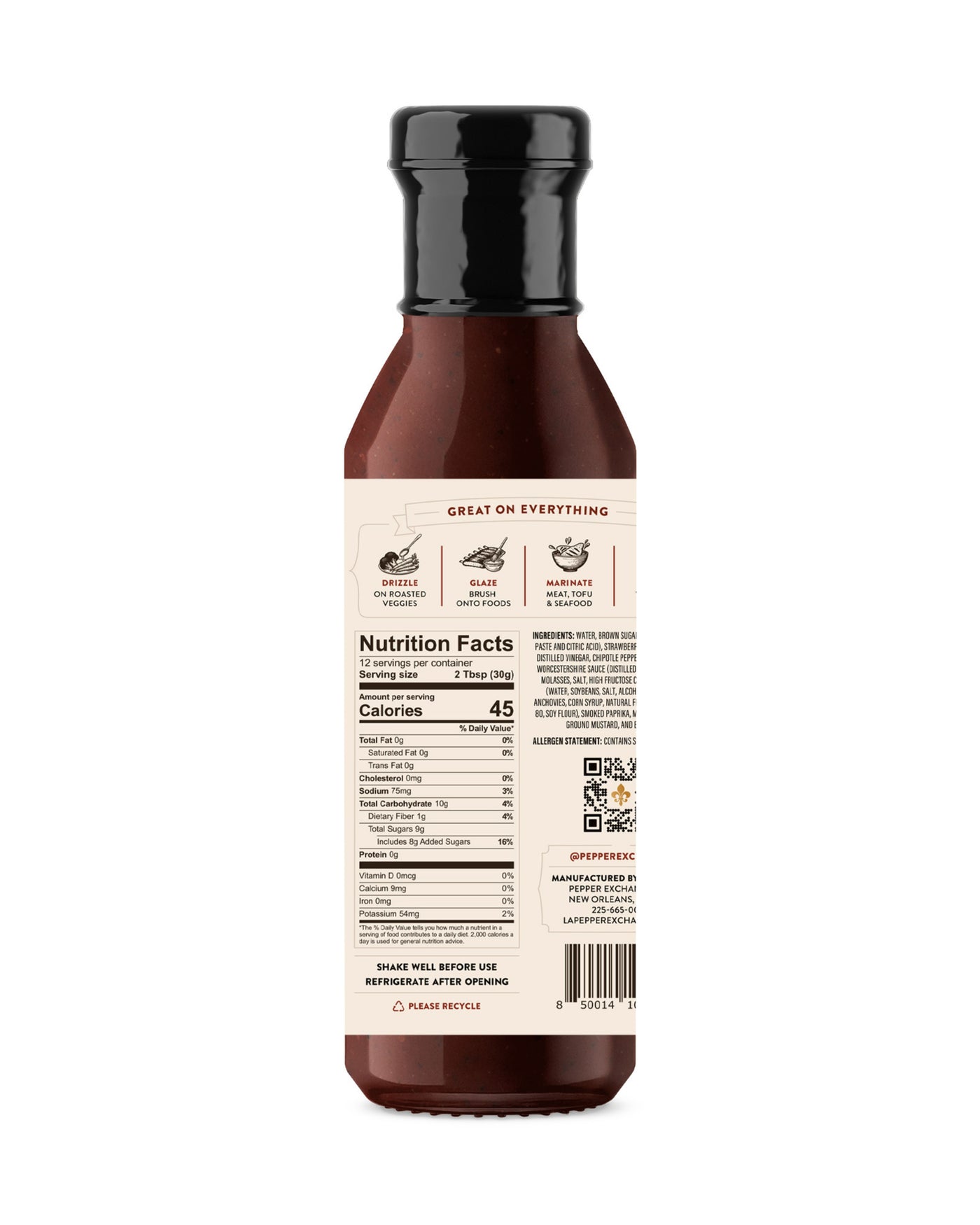 Strawberry Chipotle BBQ Sauce from Louisiana Pepper Exchange - LIMITED RELEASE