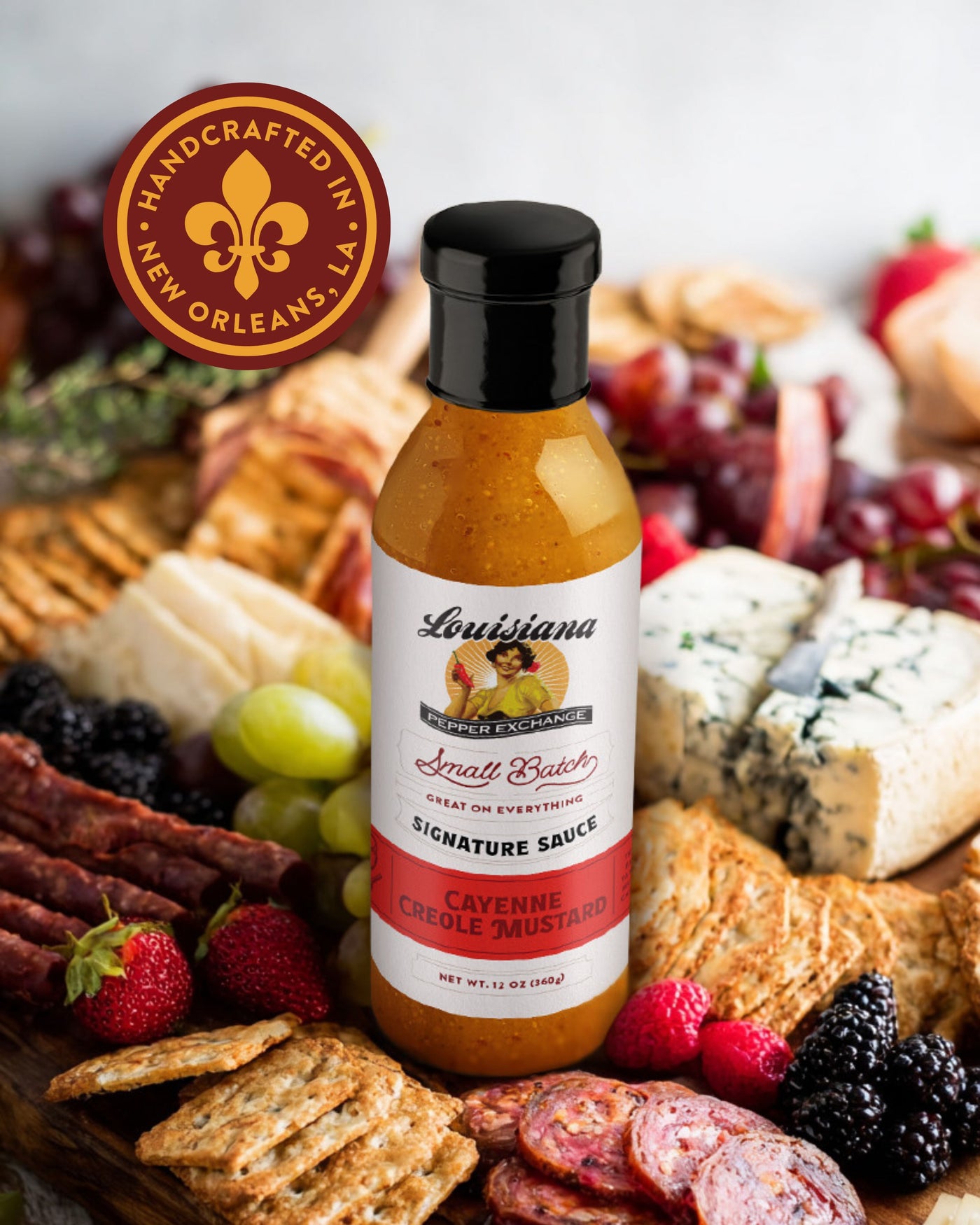 Cayenne Creole Mustard Sauce from Louisiana Pepper Exchange - LIMITED RELEASE