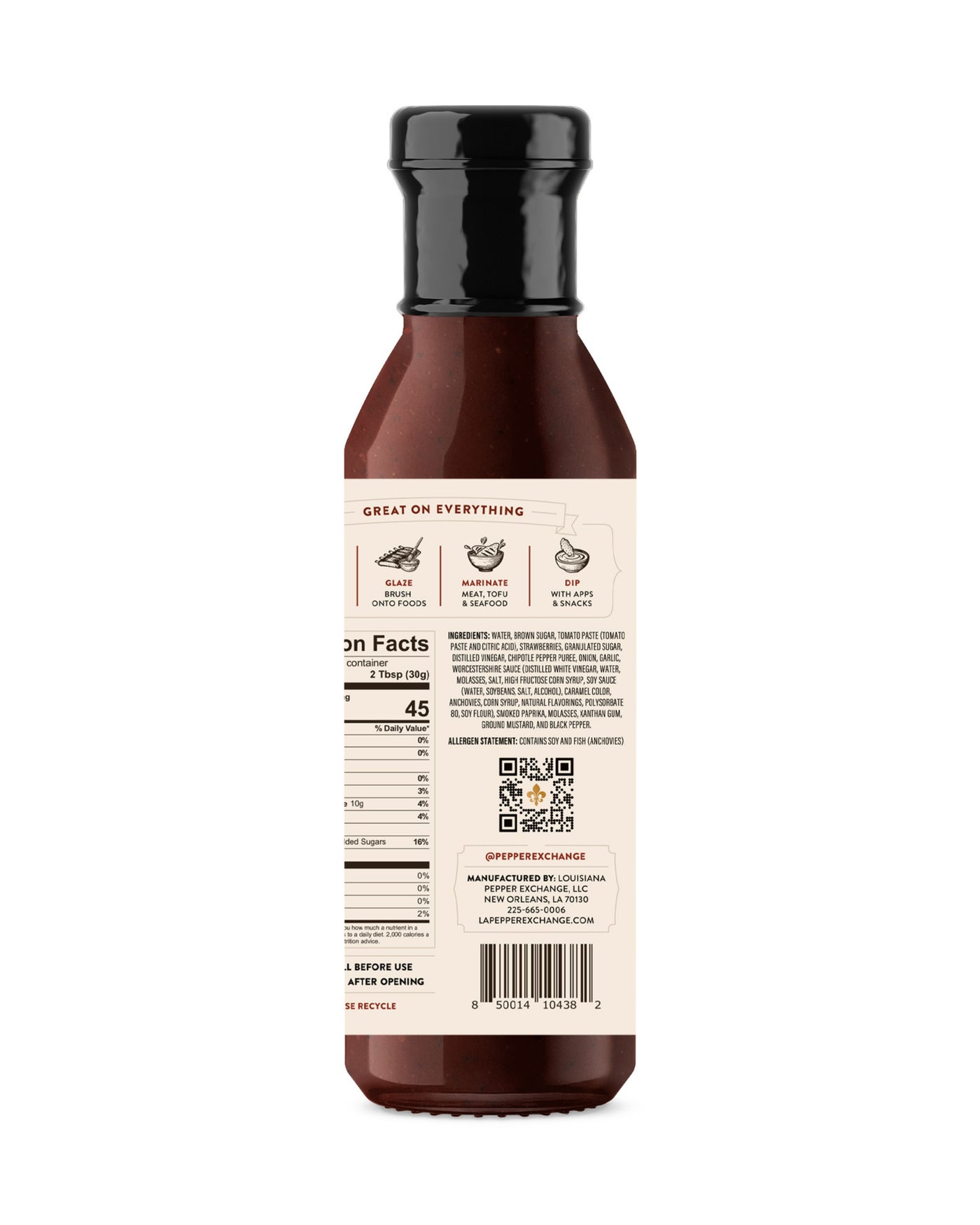 Strawberry Chipotle BBQ Sauce from Louisiana Pepper Exchange - LIMITED RELEASE