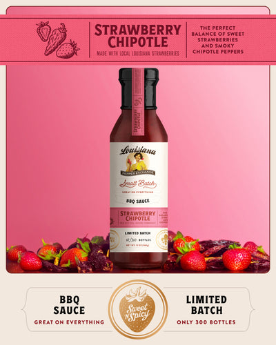 Strawberry Chipotle BBQ Sauce from Louisiana Pepper Exchange - LIMITED RELEASE