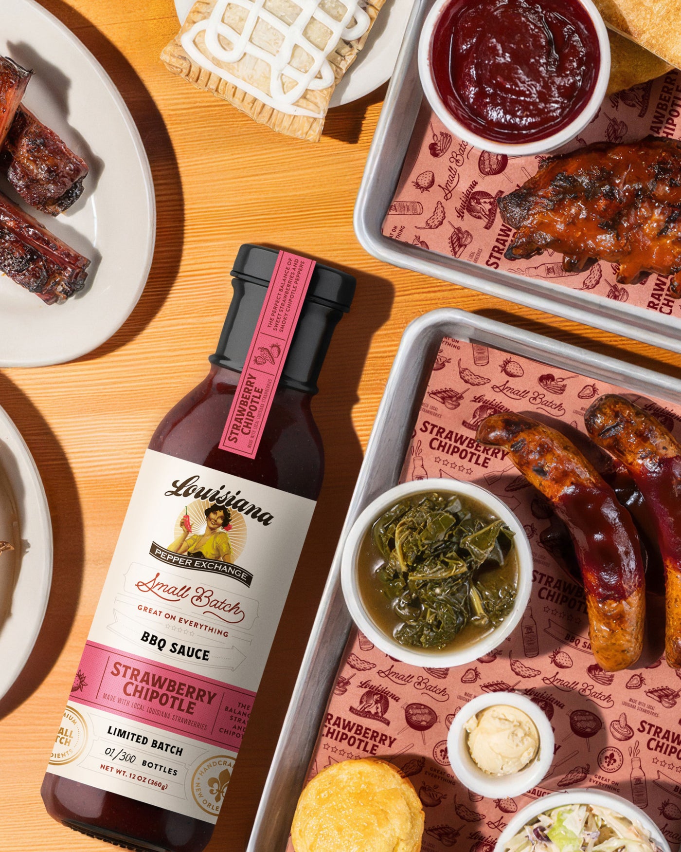 Strawberry Chipotle BBQ Sauce from Louisiana Pepper Exchange - LIMITED RELEASE