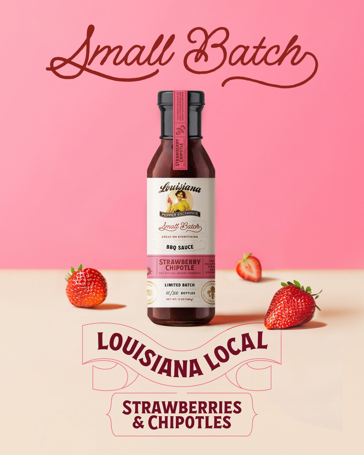 Strawberry Chipotle BBQ Sauce from Louisiana Pepper Exchange - LIMITED RELEASE