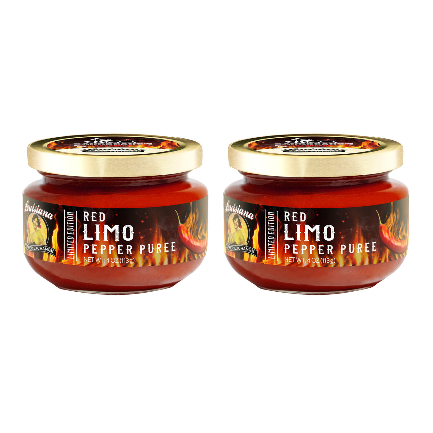Red Limo Pepper Puree from Louisiana Pepper Exchange X Boudreaux's Backyard - LIMITED EDITION