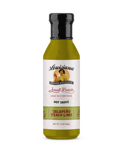 Jalapeño Peach Lime Hot Sauce from Louisiana Pepper Exchange - LIMITED RELEASE