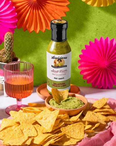 Jalapeño Peach Lime Hot Sauce from Louisiana Pepper Exchange - LIMITED RELEASE