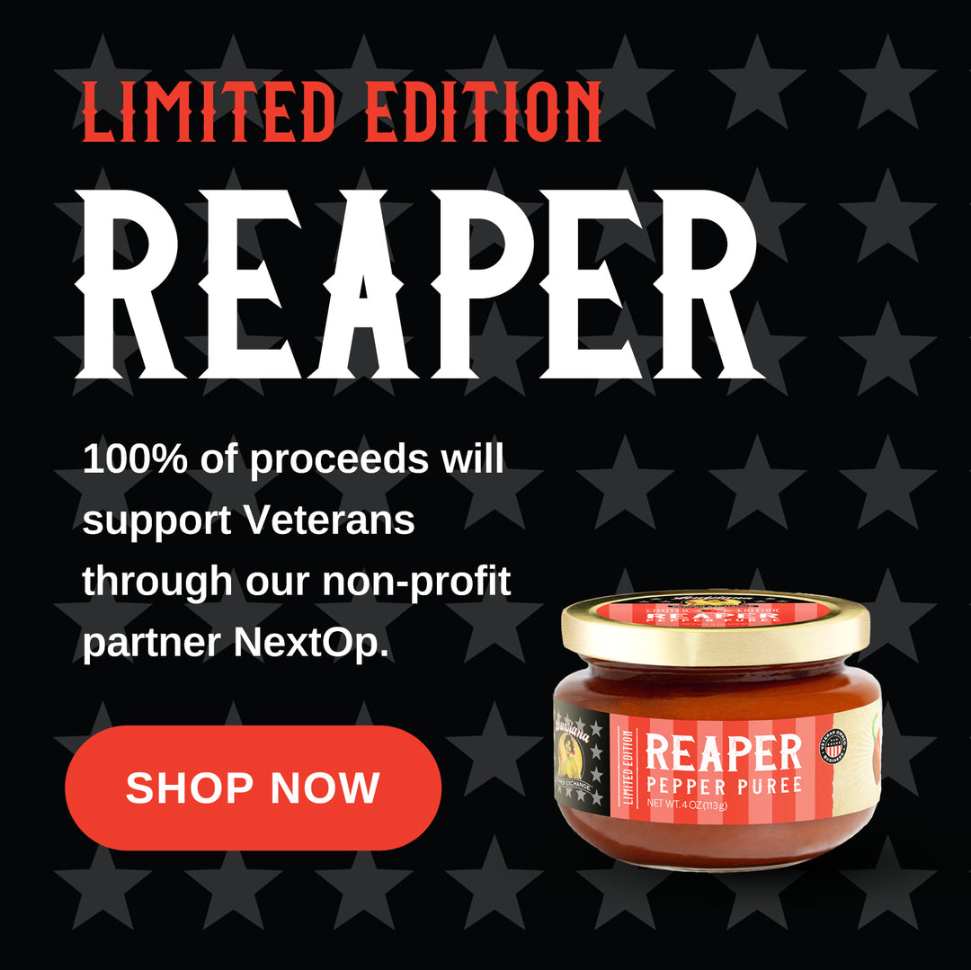 Reaper Pepper Puree from Louisiana Pepper Exchange LIMITED EDITION