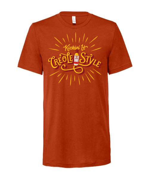 Kickin' It Creole Style T-Shirt from Louisiana Pepper Exchange