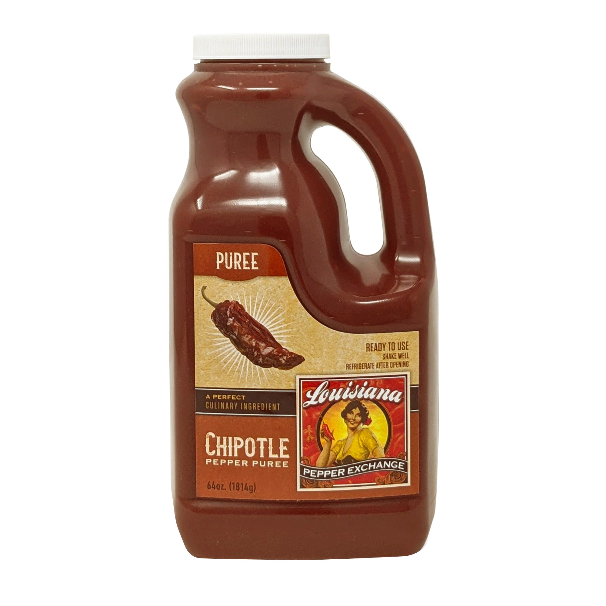 Food Service 64oz Chipotle Pepper Puree from Louisiana Pepper Exchange