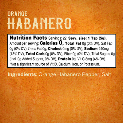 Orange Habanero Pepper Puree from Louisiana Pepper Exchange