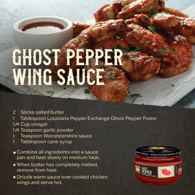 Food Service 64oz Ghost Pepper Puree from Louisiana Pepper Exchange