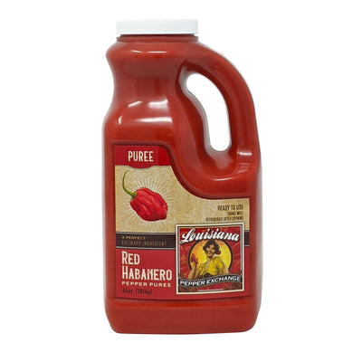 Food Service 64oz Red Habanero Pepper Puree from Louisiana Pepper Exchange